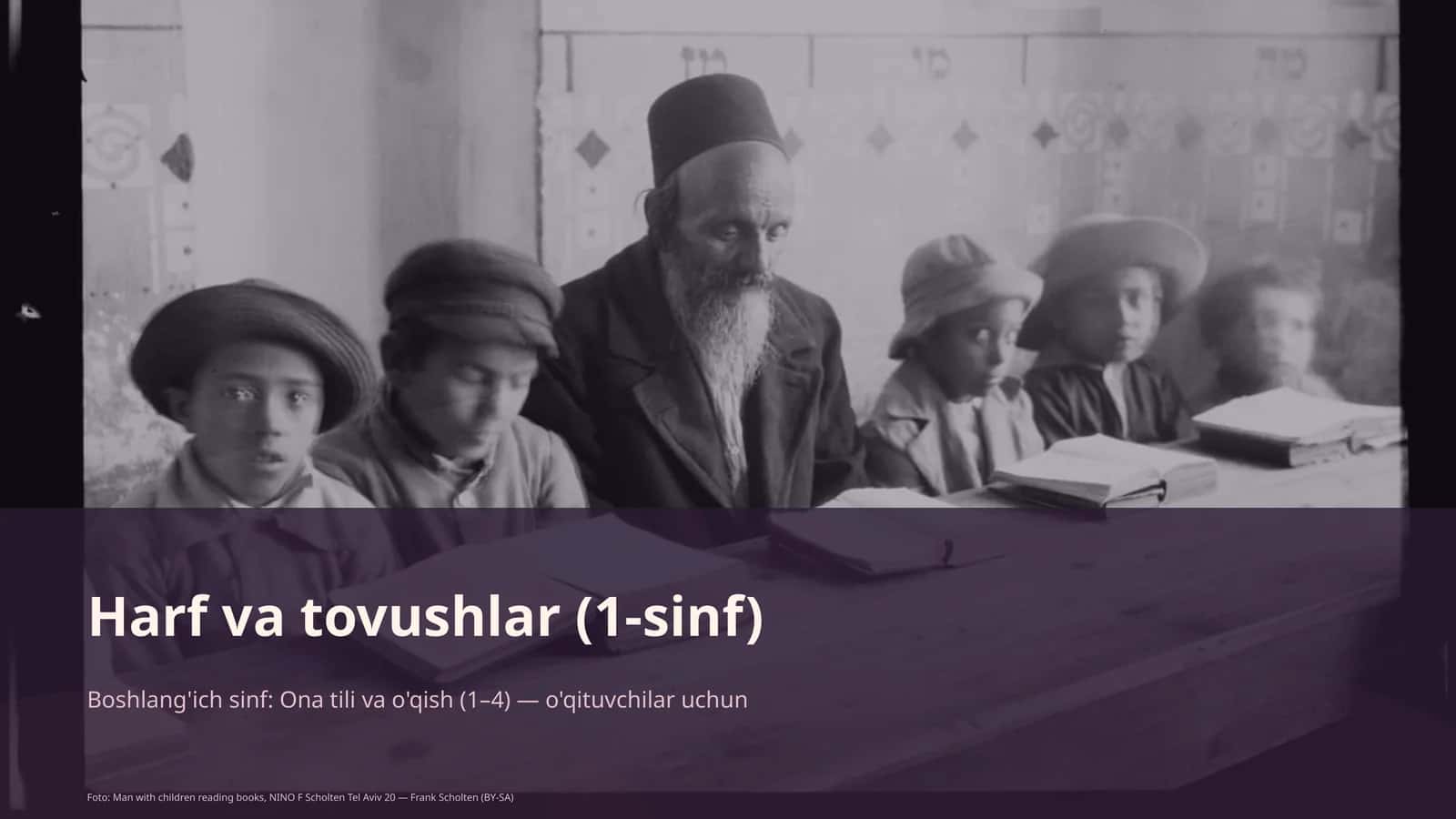 Harf va tovushlar (1-sinf)