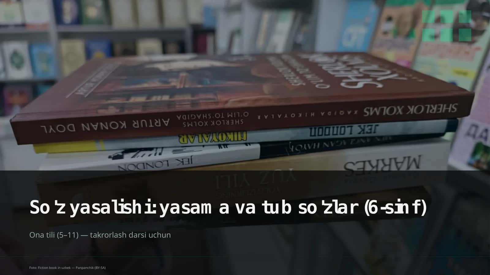 So'z yasalishi: yasama va tub so'zlar (6-sinf)