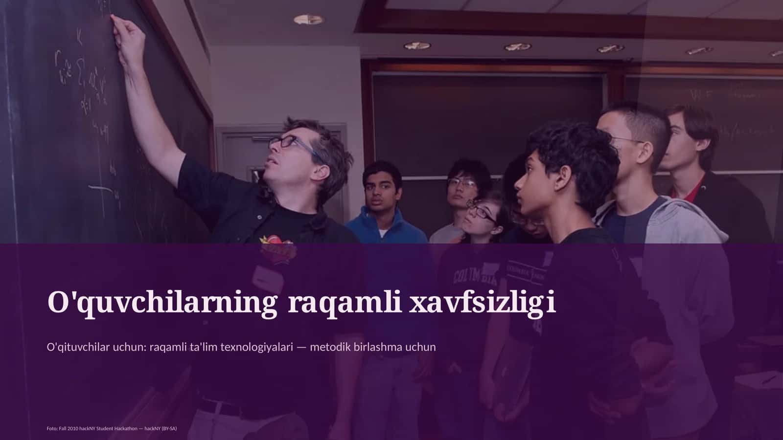 O'quvchilarning raqamli xavfsizligi