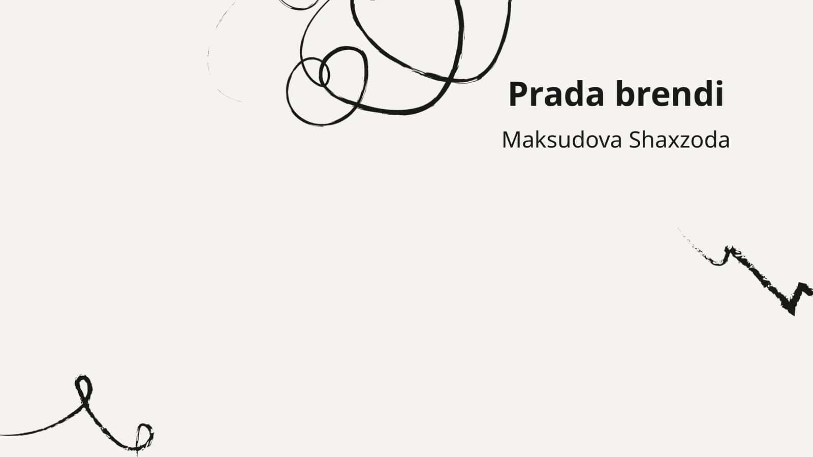 Prada brendi