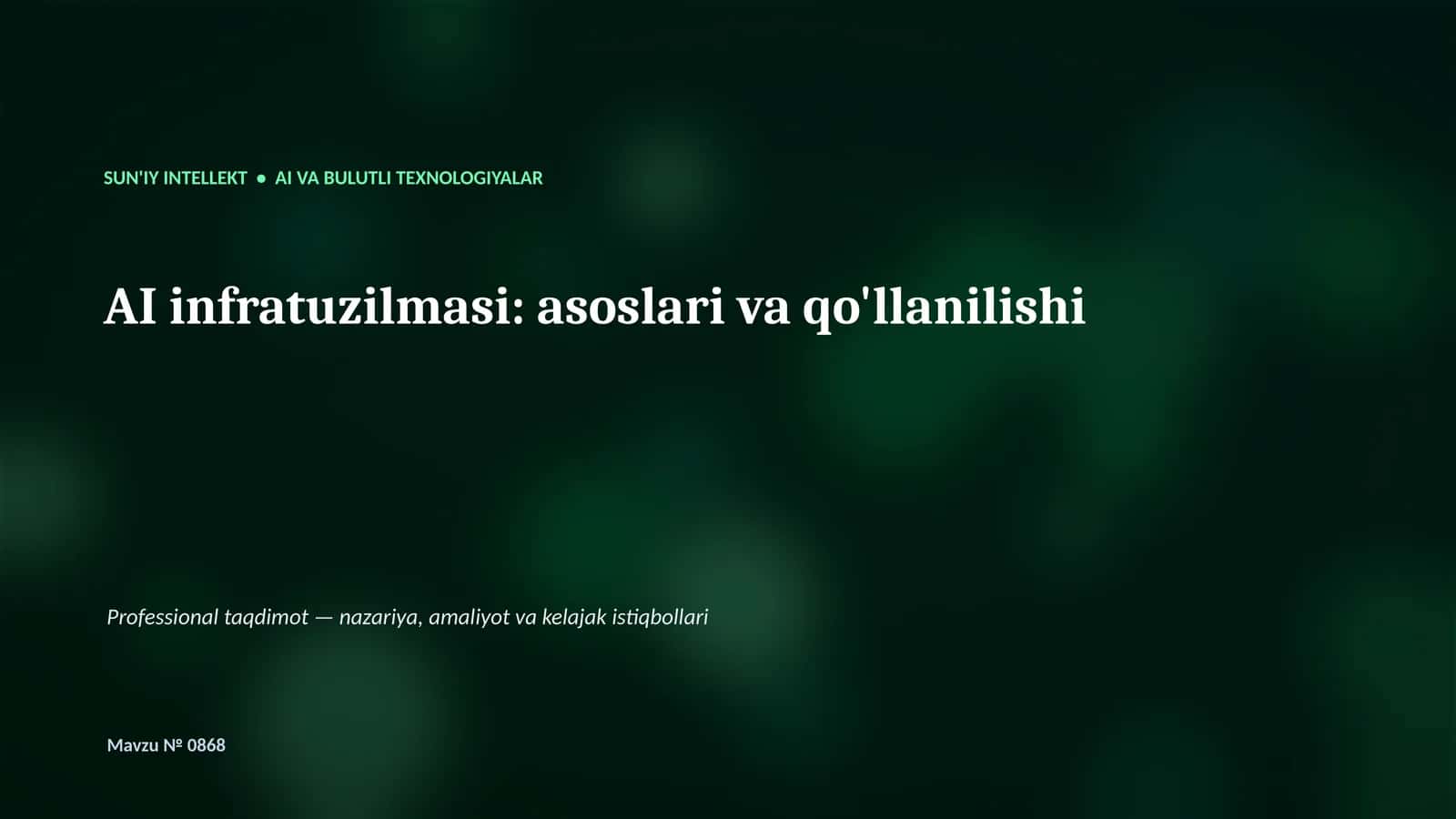 Bulutli AI