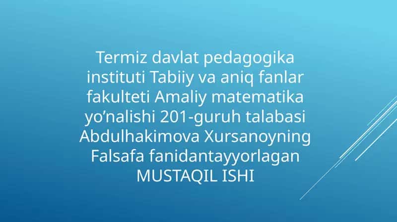 Axborotlashgan jamiyat va uning istiqbollari