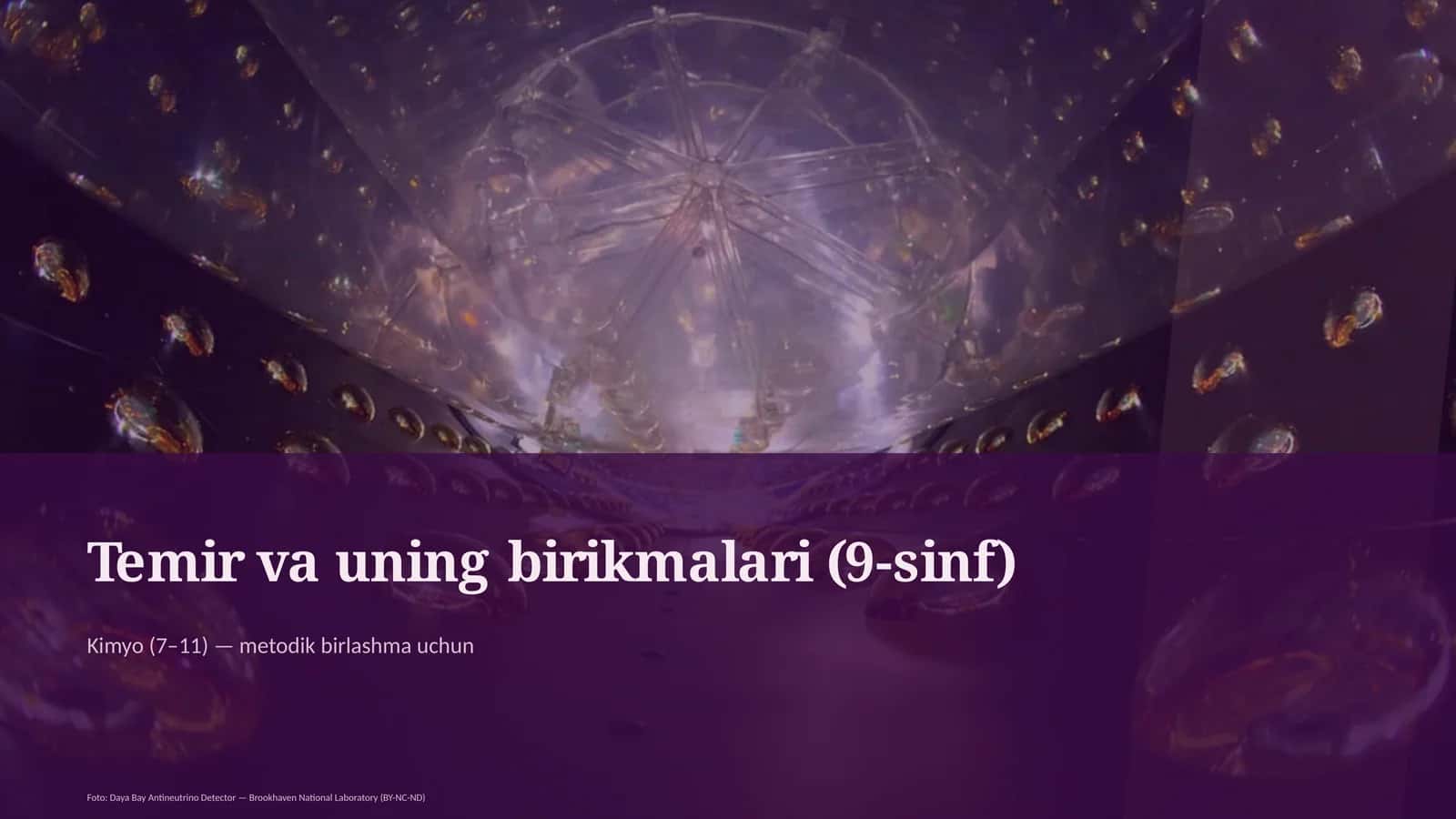 Temir va uning birikmalari (9-sinf)