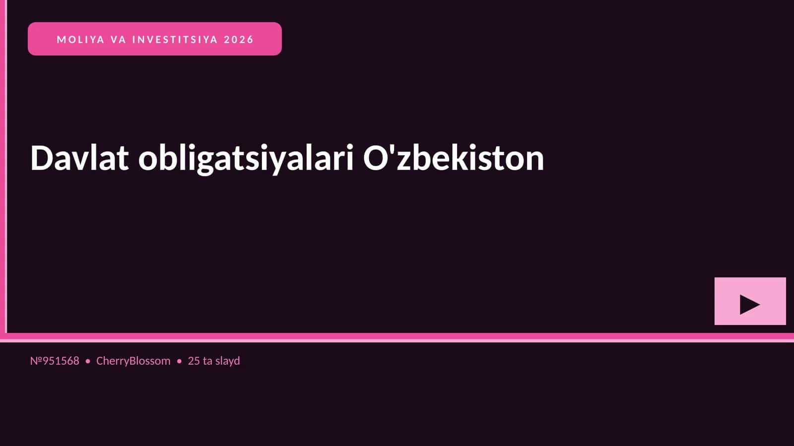Davlat obligatsiyalari O'zbekiston