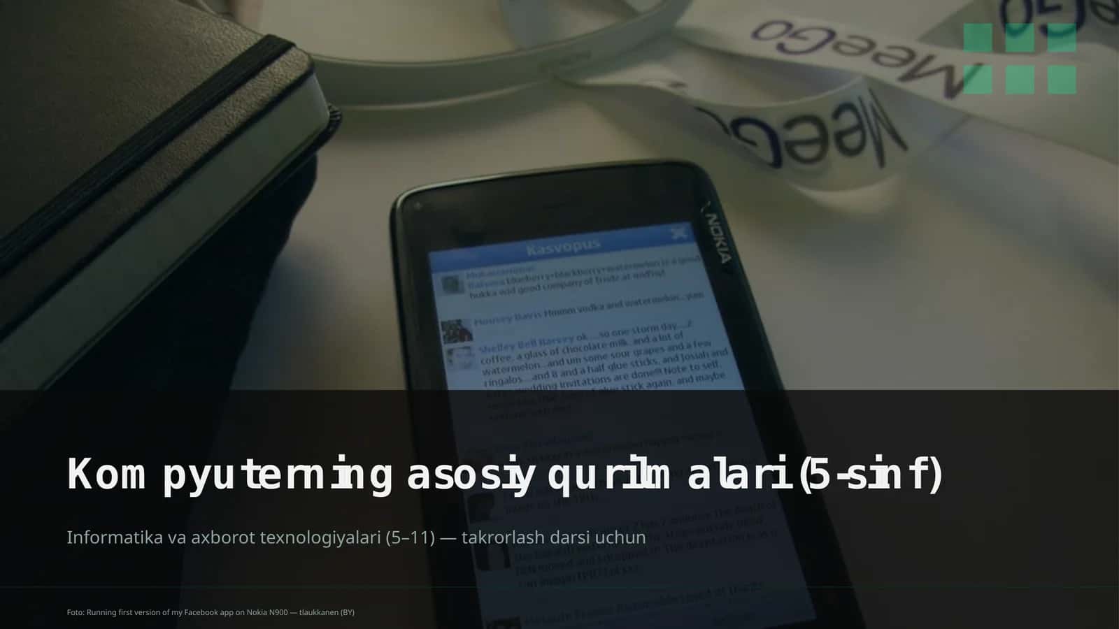 Kompyuterning asosiy qurilmalari (5-sinf)