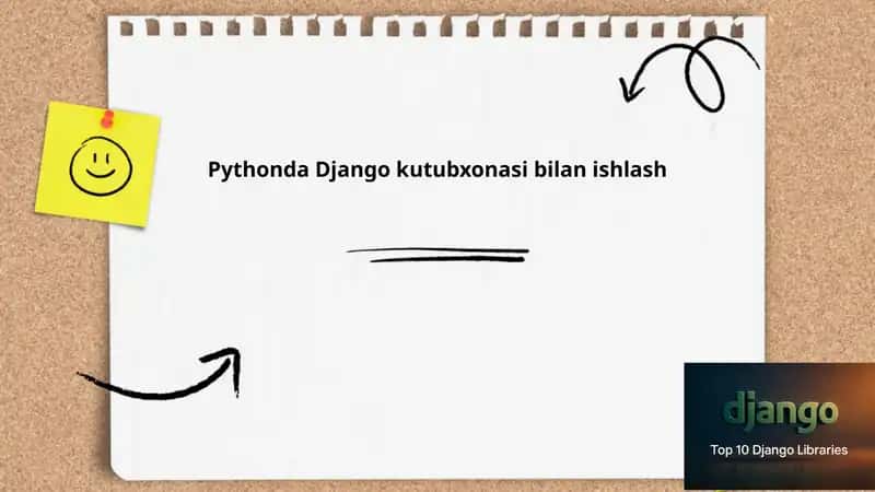 Pythonda Django kutubxonasi bilan ishlash