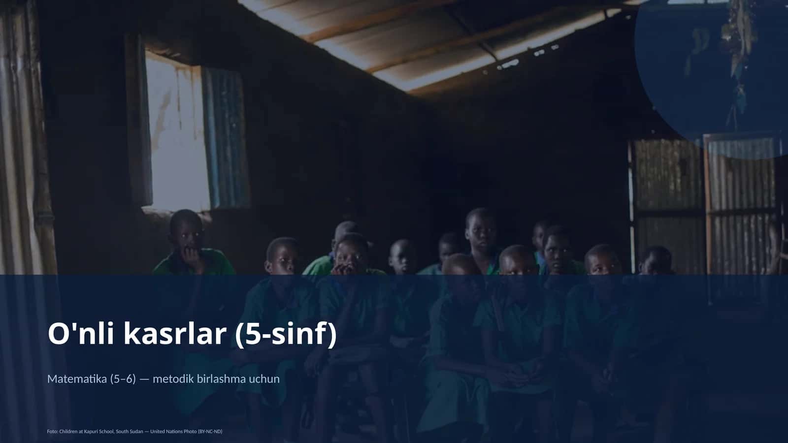 O'nli kasrlar (5-sinf)