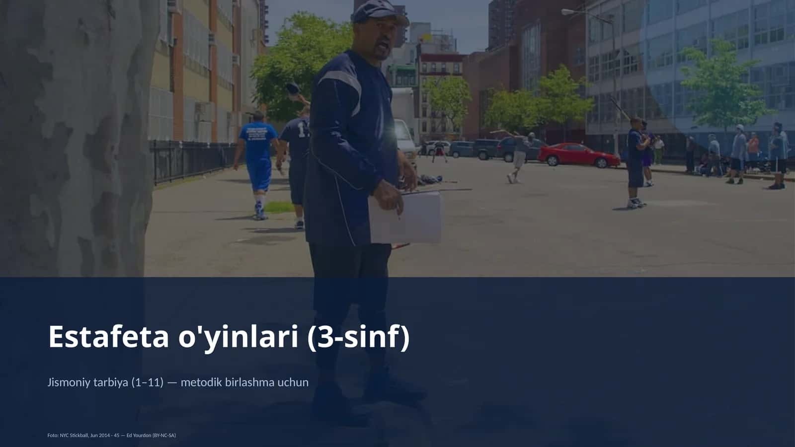 Estafeta o'yinlari (3-sinf)