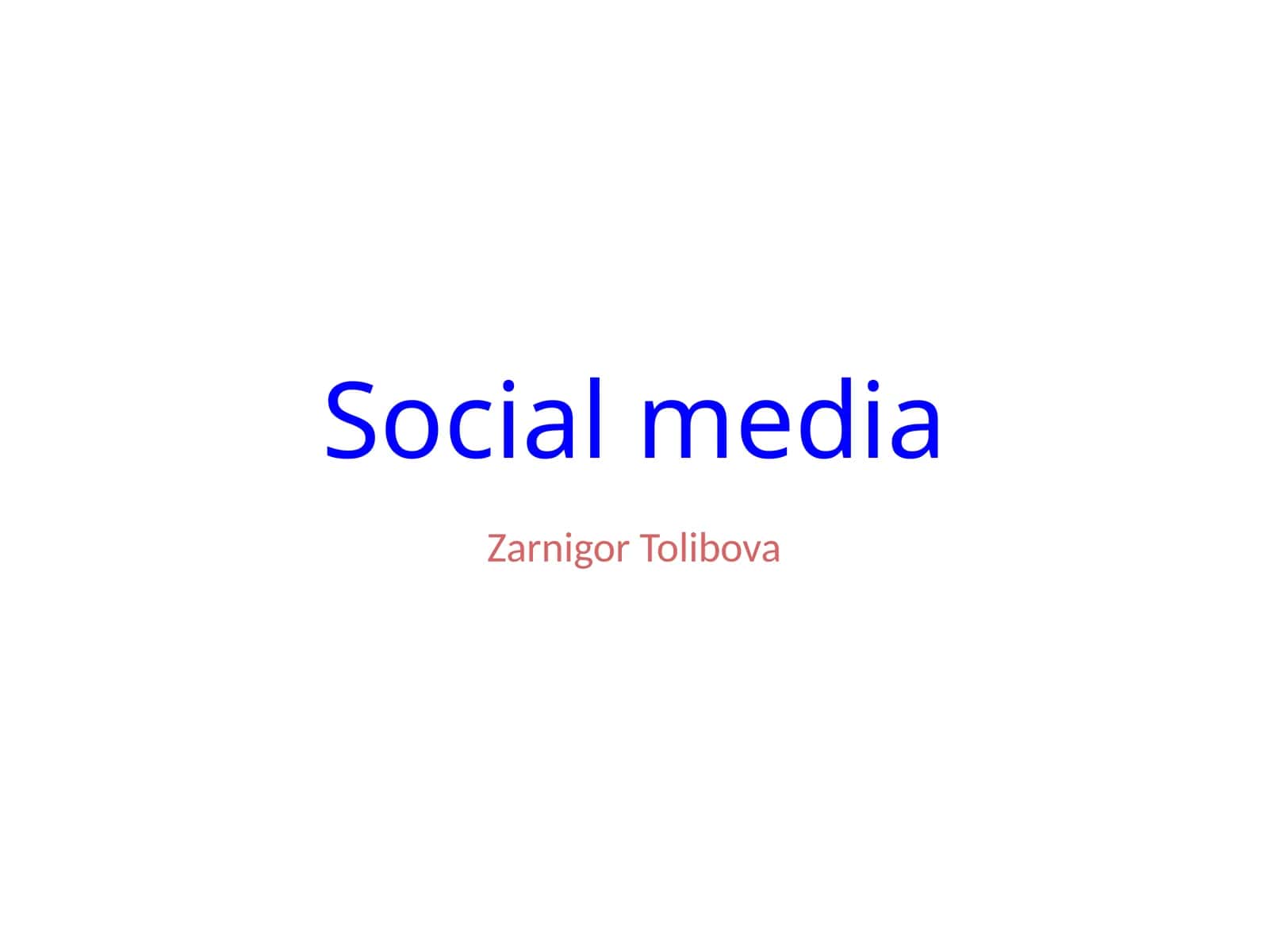 Socialmedia