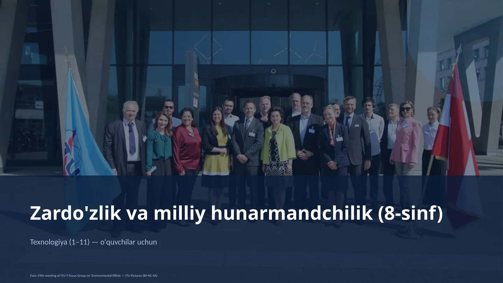 Zardo'zlik va milliy hunarmandchilik (8-sinf)