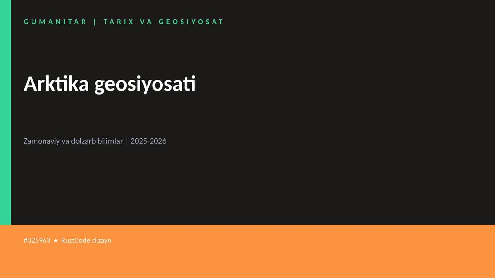 Arktika geosiyosati