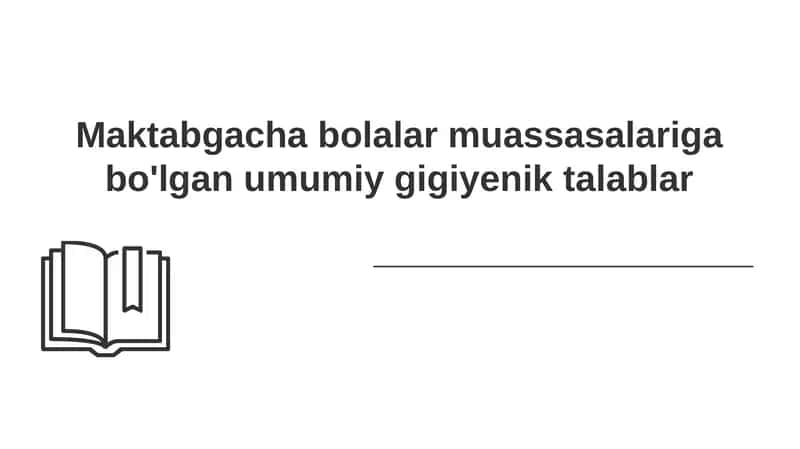 Bolalar gigiyenasi