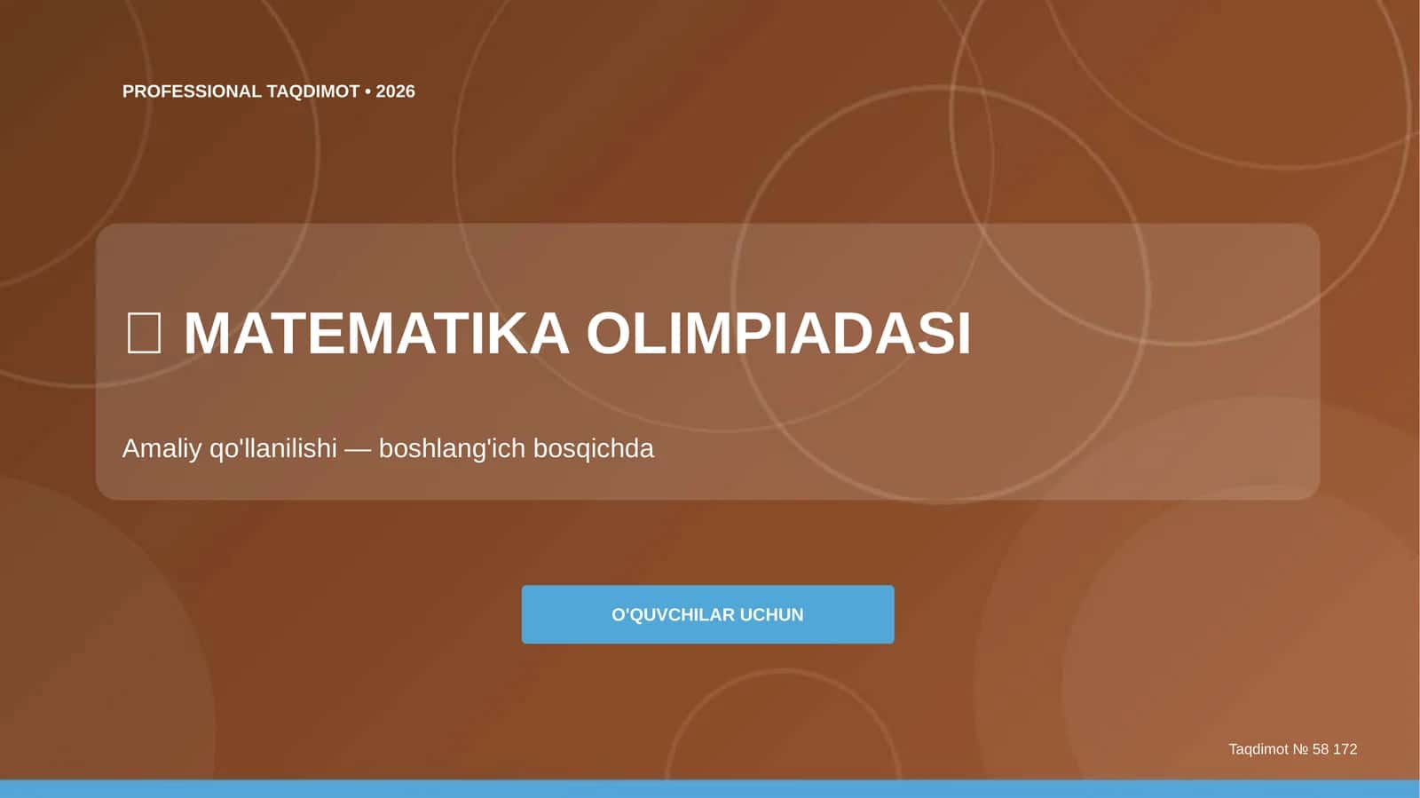 MATEMATIKA OLIMPIADASI