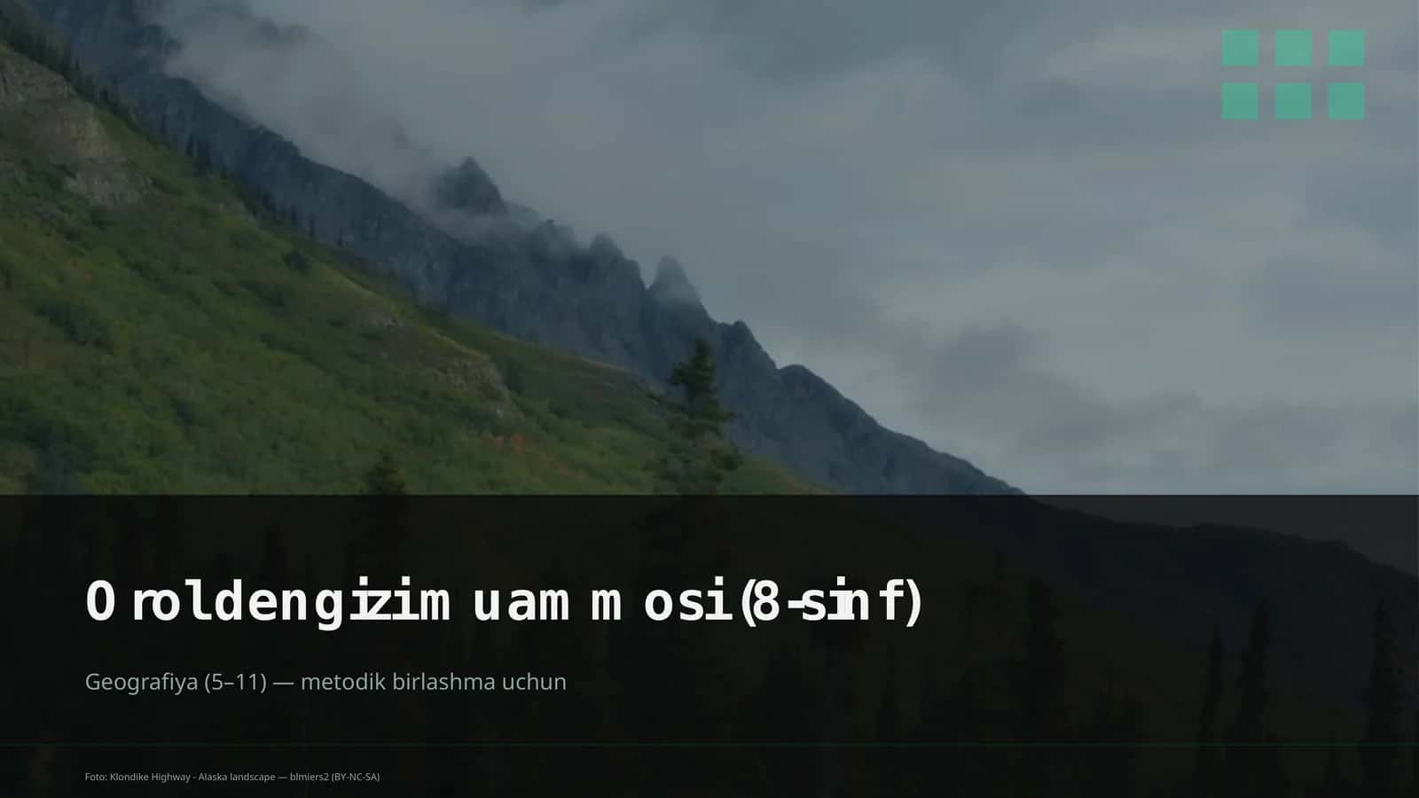 Orol dengizi muammosi (8-sinf)
