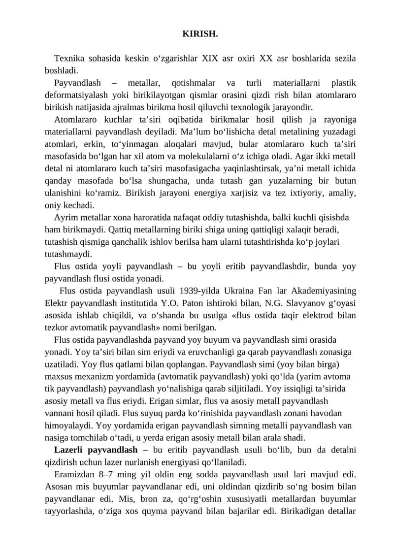 Flus ostida yoyli payvandlash