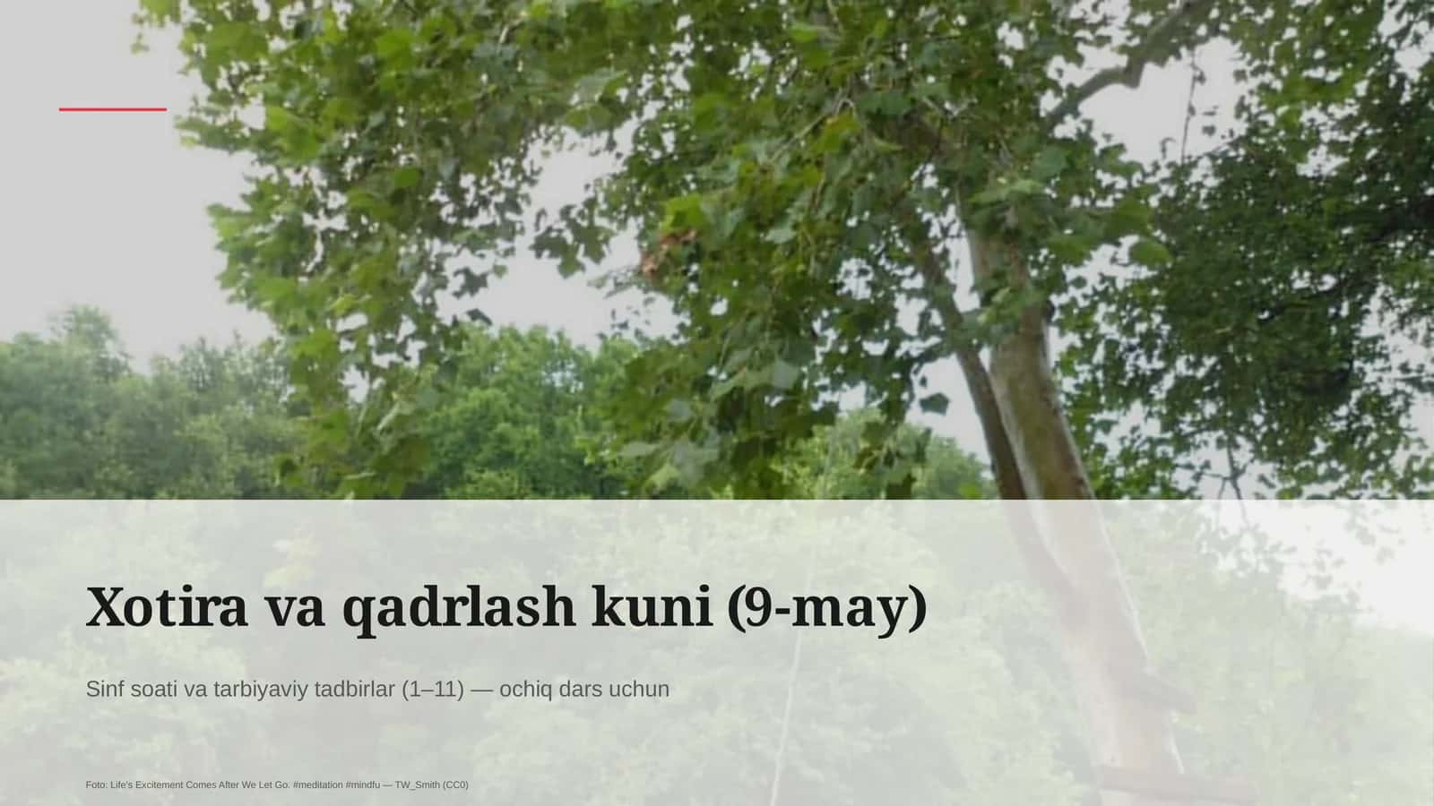 Xotira va qadrlash kuni (9-may)