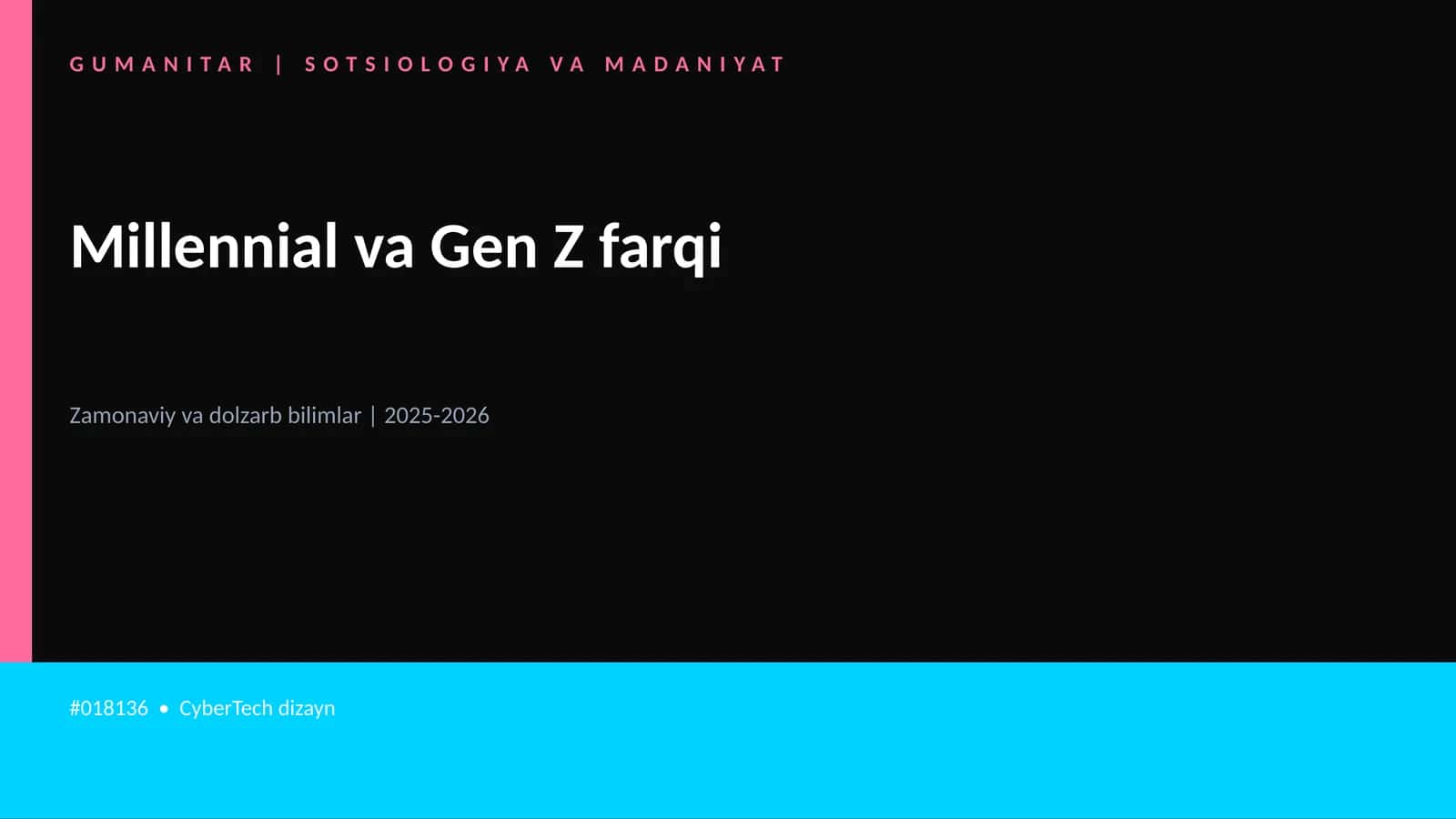 Millennial va Gen Z farqi