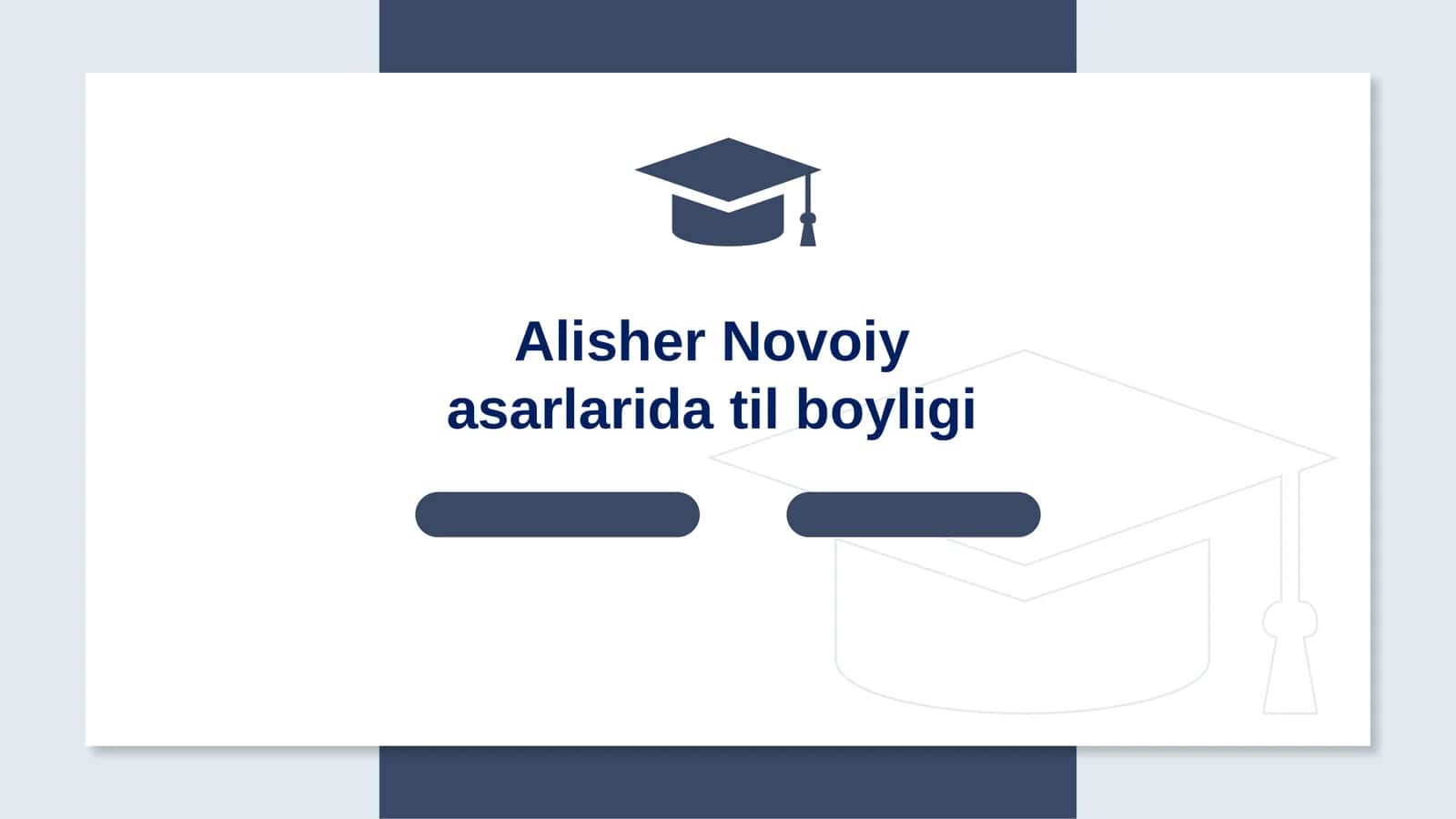 AlisherNavoiyasarlaridatilboyligi