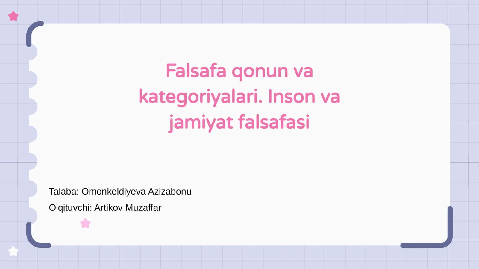 Falsafa qonun va kategoriyalari