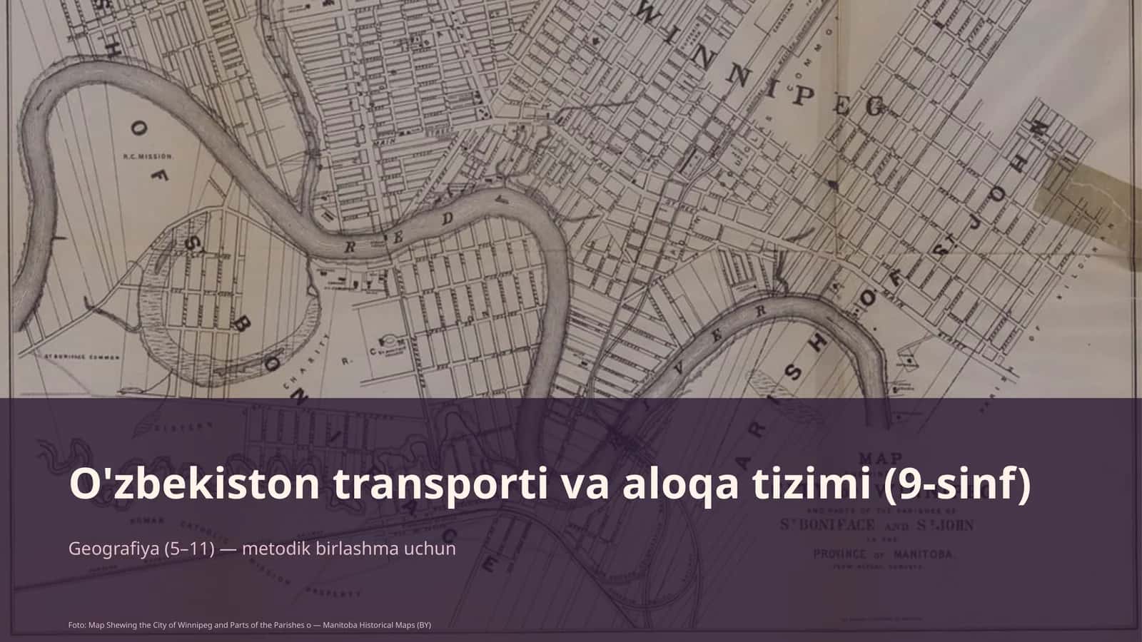 O'zbekiston transporti va aloqa tizimi (9-sinf)