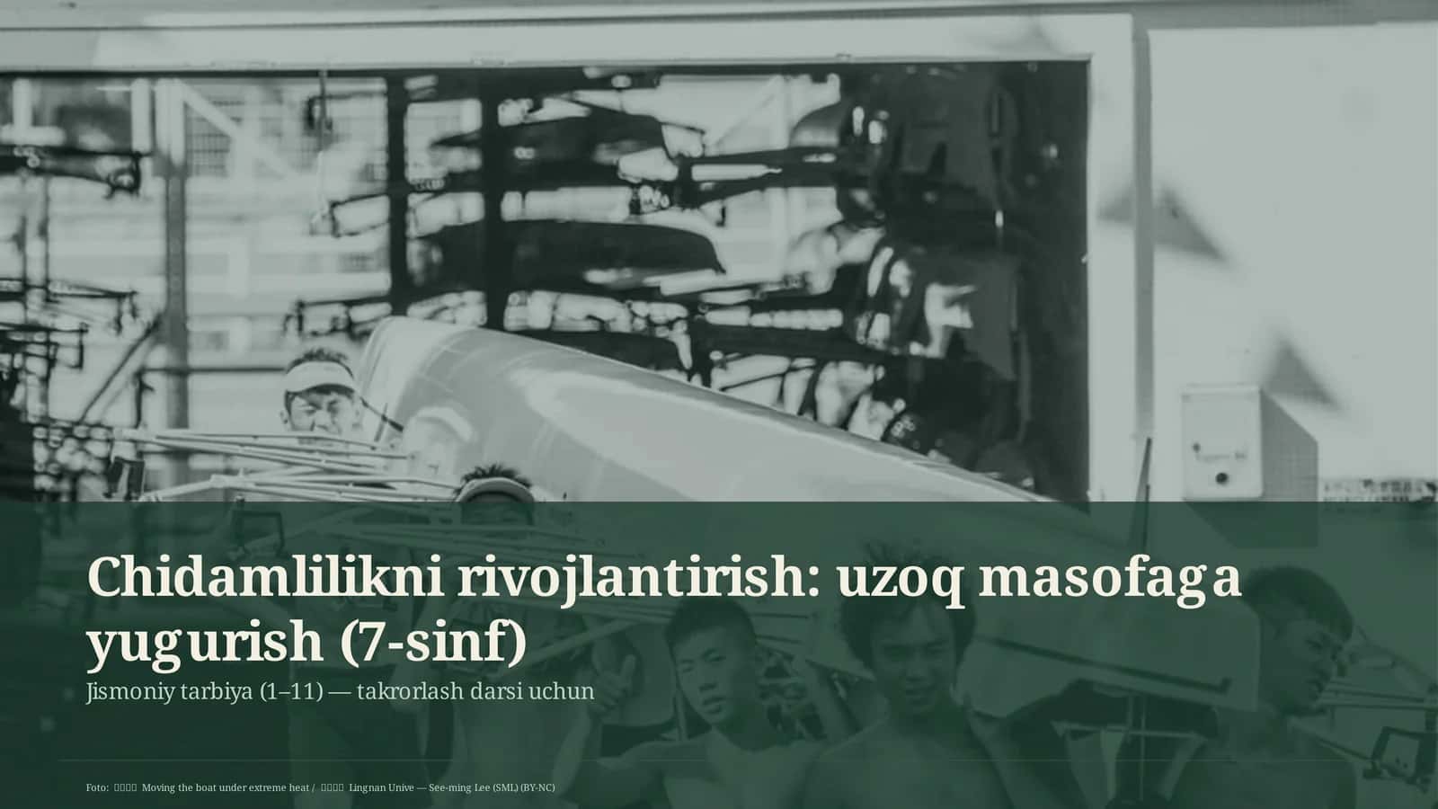 Jismoniy tarbiya (1–11) — takrorlash darsi uchun