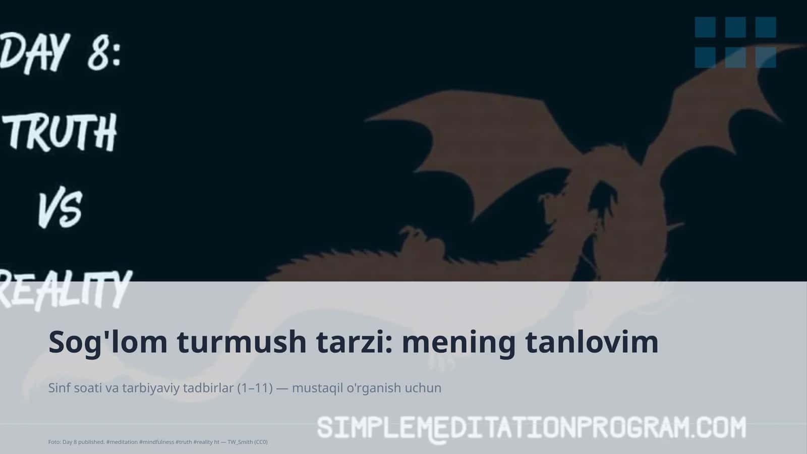 Sinf soati va tarbiyaviy tadbirlar (1–11)