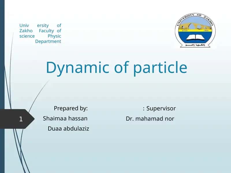 Dynamicofparticle