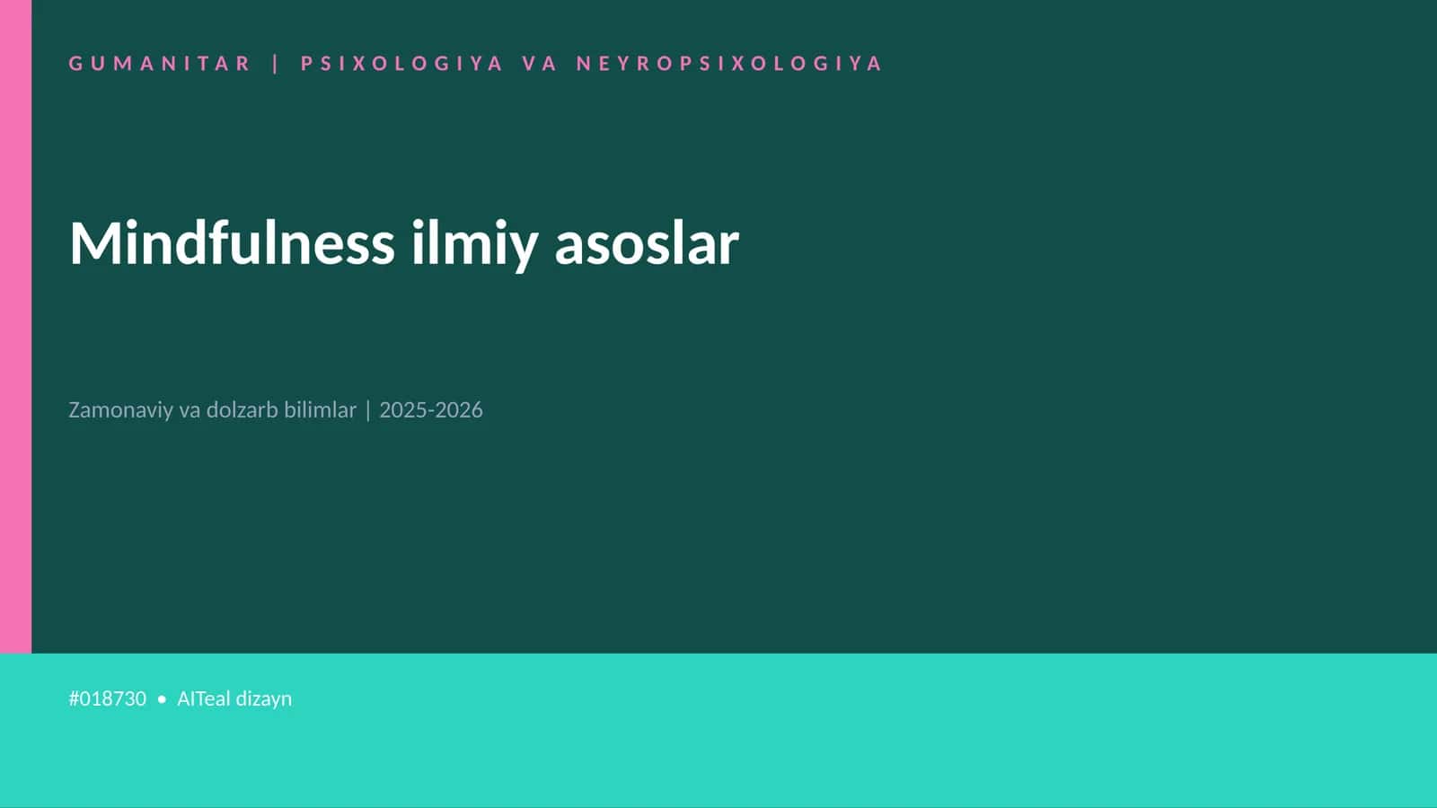 Mindfulness ilmiy asoslar