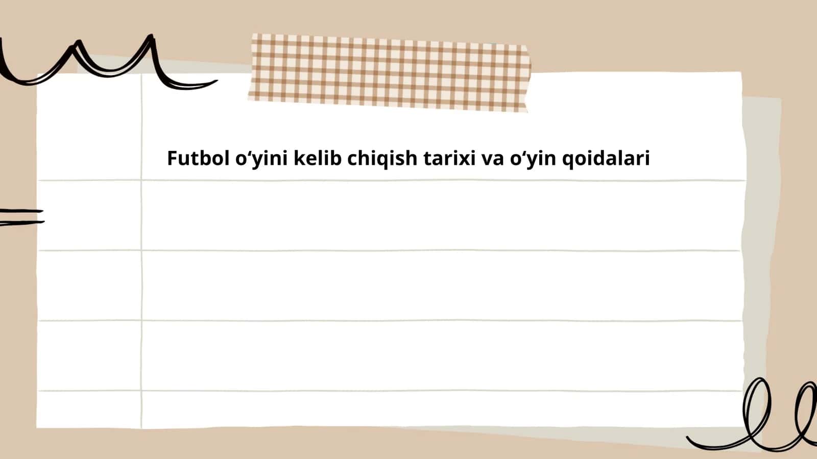 Futbol oʻyini kelib chiqish tarixi va oʻyin qoidalari