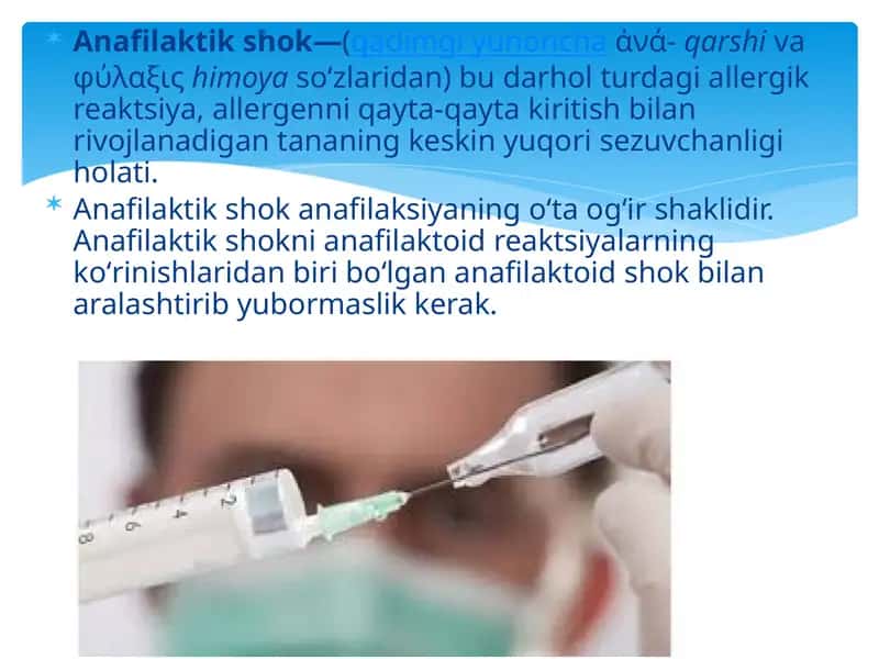 Anafilaktikshok