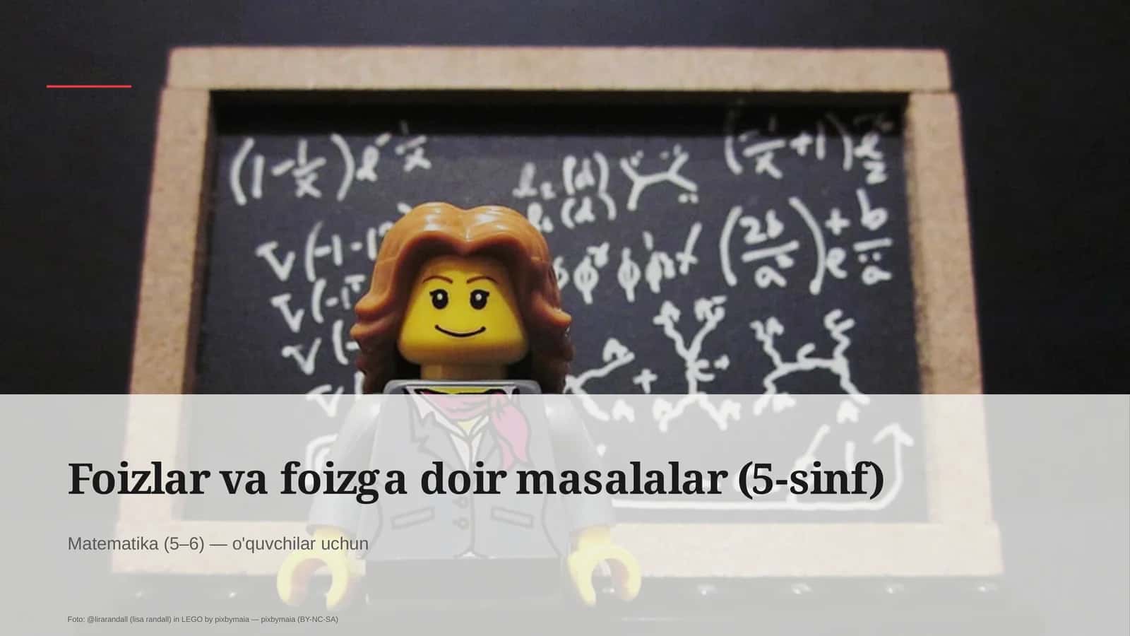 Foizlar va foizga doir masalalar (5-sinf)