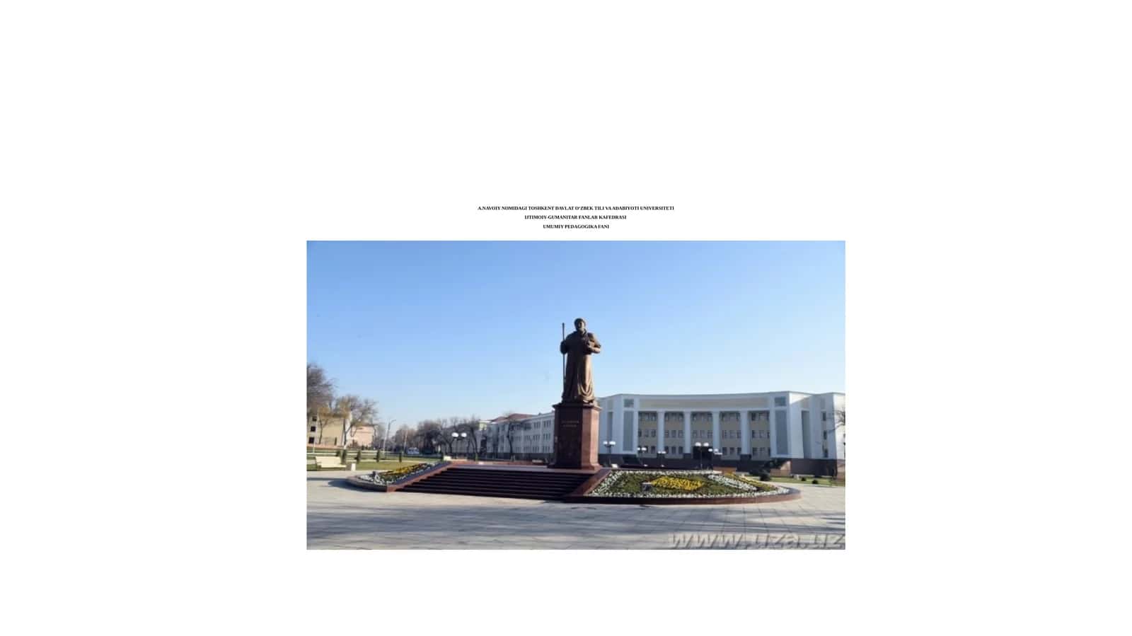 Umumiy pedagogika fani