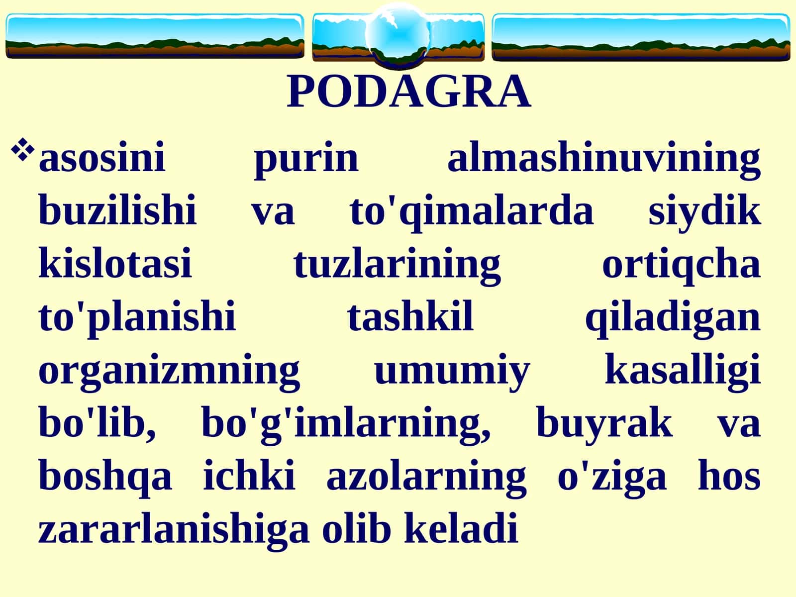 PODAGRA