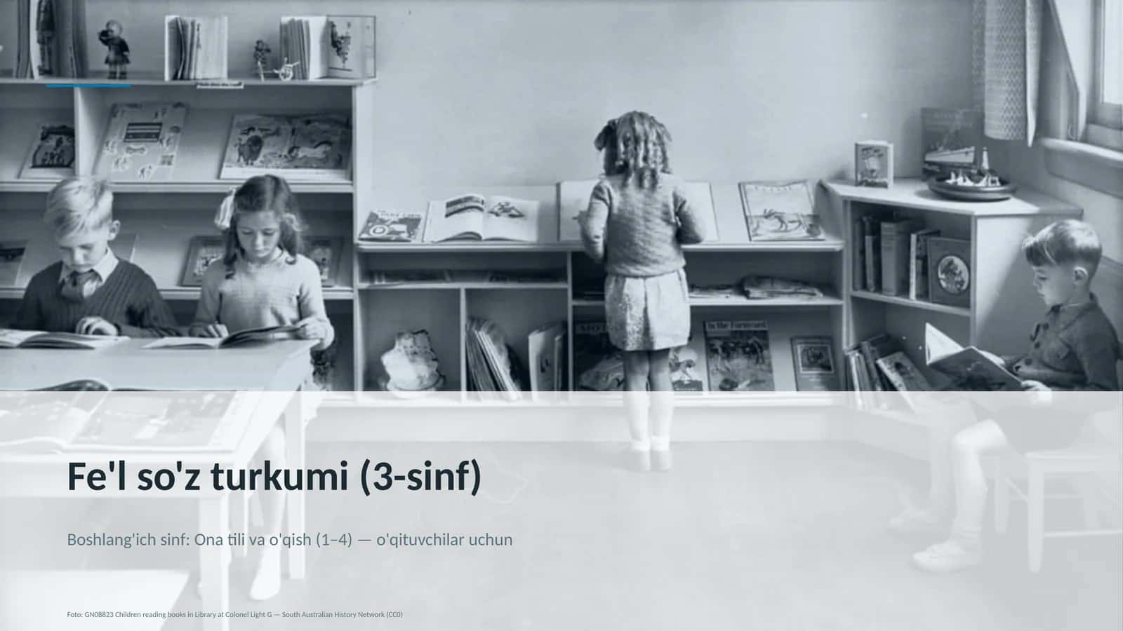 Fe'l so'z turkumi (3-sinf)