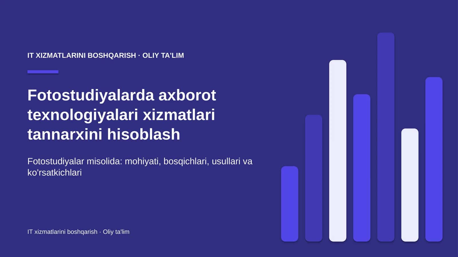 fotostudiyalarda axborot texnologiyalari xizmatlari tannarxini hisoblash 5569