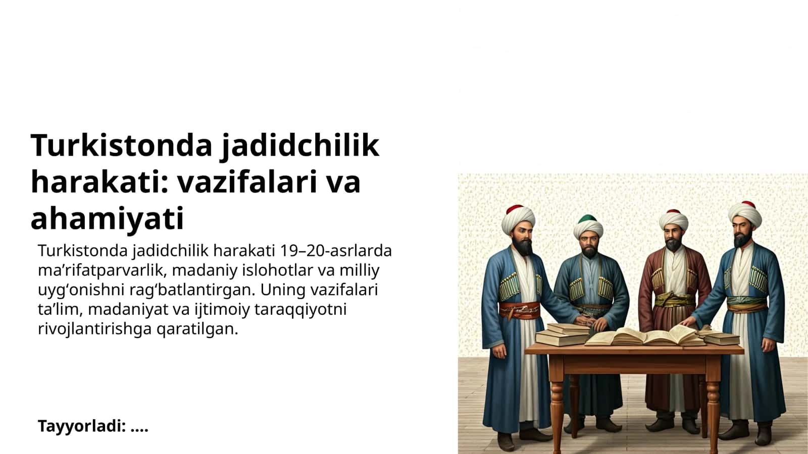 Jadidchilik Harakati Turkistonda