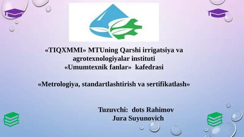 O‘zbekiston standartlashtirish sohasidagi xalqaro hamkorlikning asosiy vazifalari