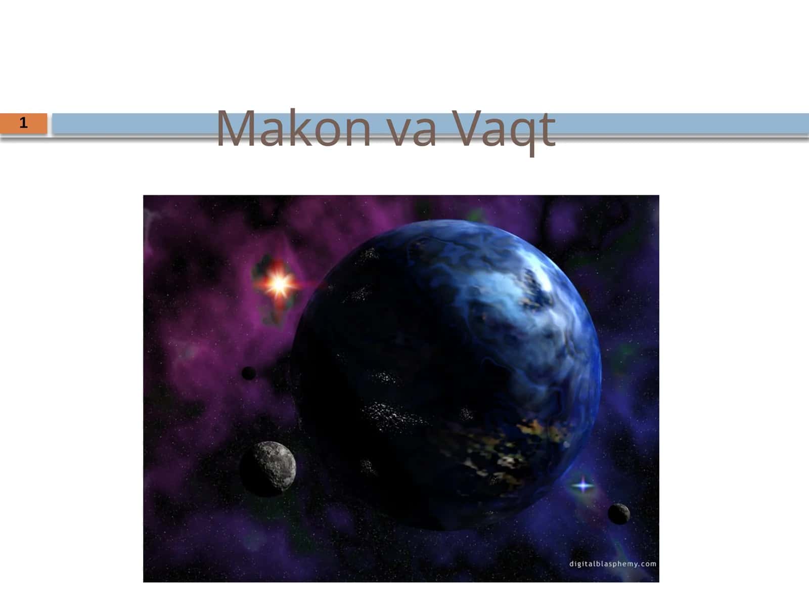 Makon va Vaqt