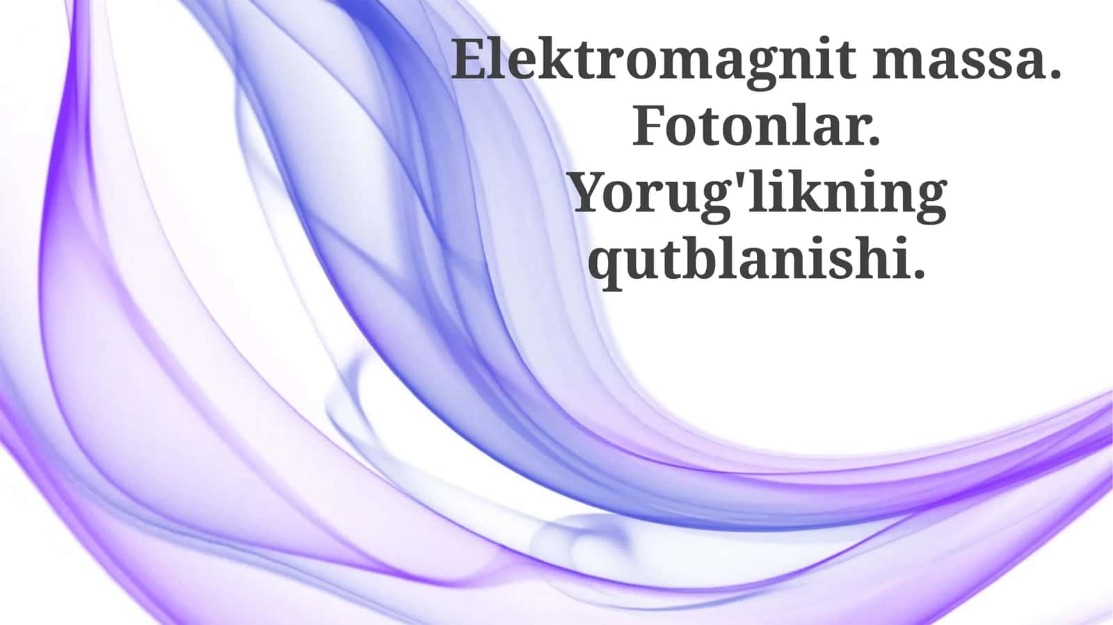 Elektromagnit massa