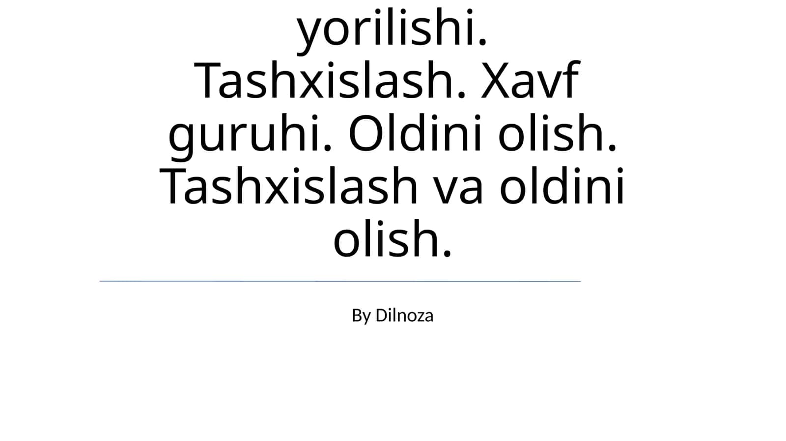 Bachadon yorilishi