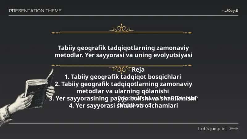 Tabiiy geografik tadqiqotlarning zamonaviy metodlar