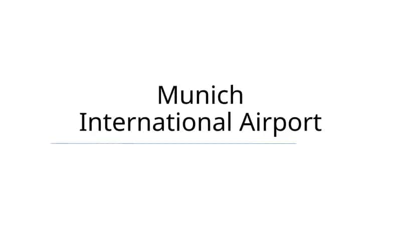 Munich International Airport