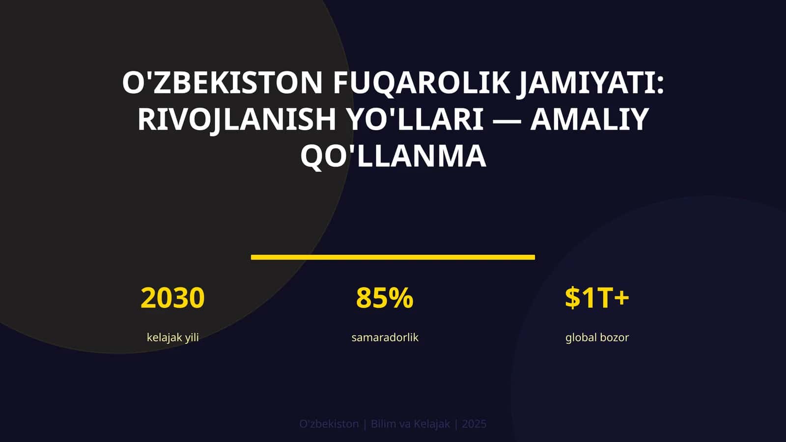 O'zbekiston fuqarolik jamiyati: rivojlanish yo'llari — amaliy qo'llanma