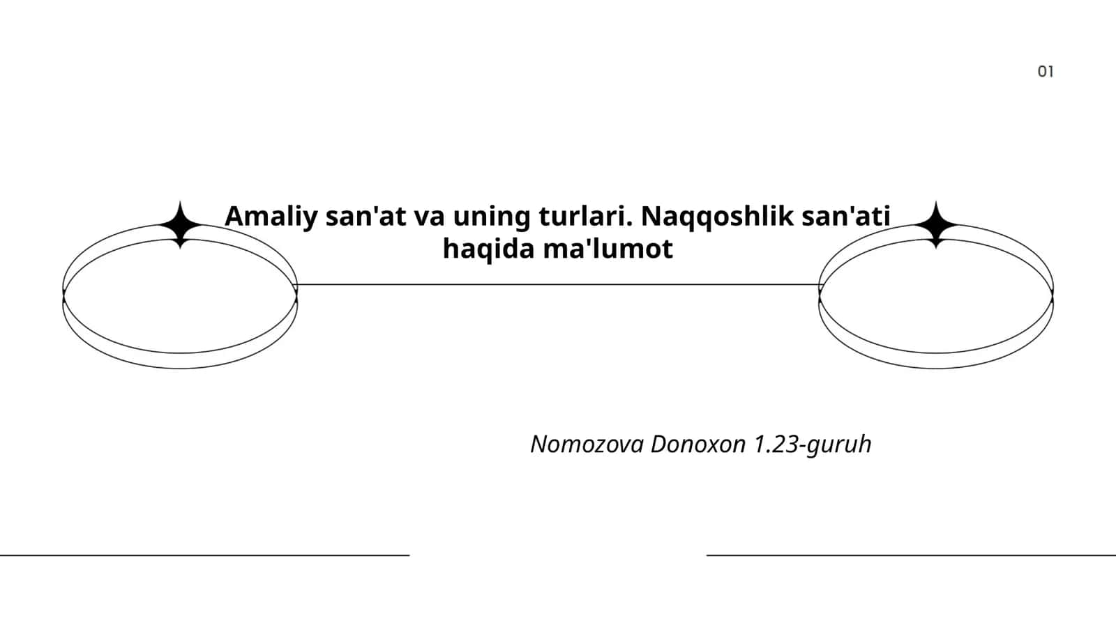 Amaliy san'at va uning turlari. Naqqoshlik san'ati haqida ma'lumot