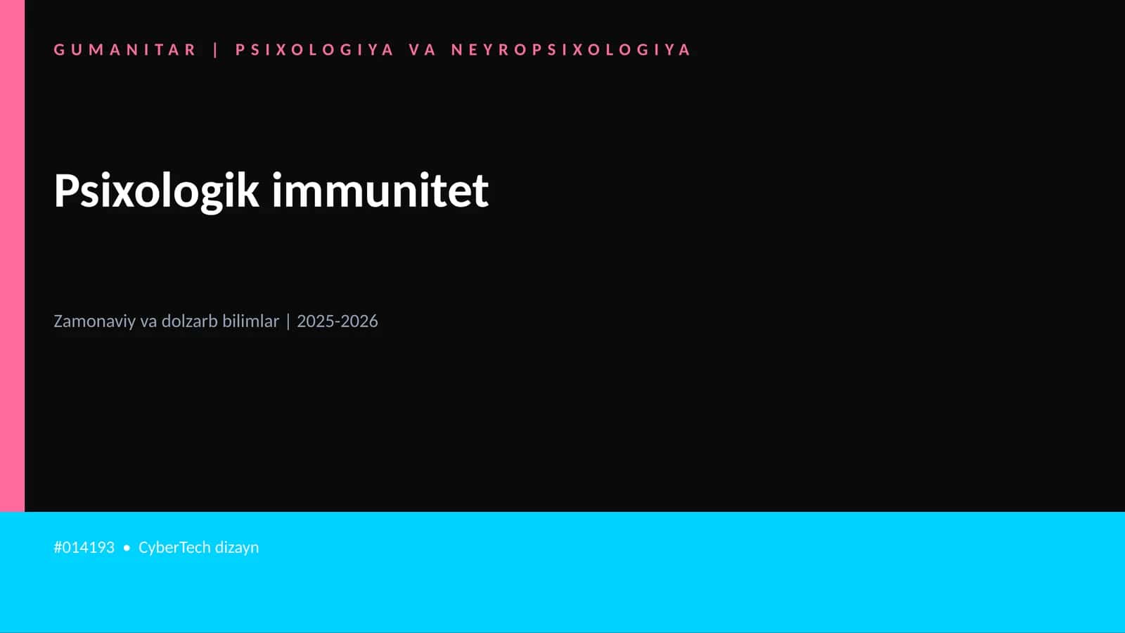 Psixologik immunitet