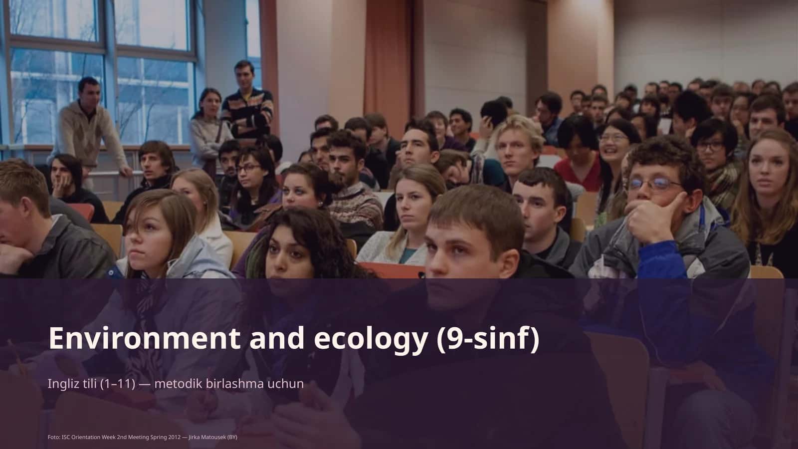 Environment and ecology (9-sinf)
