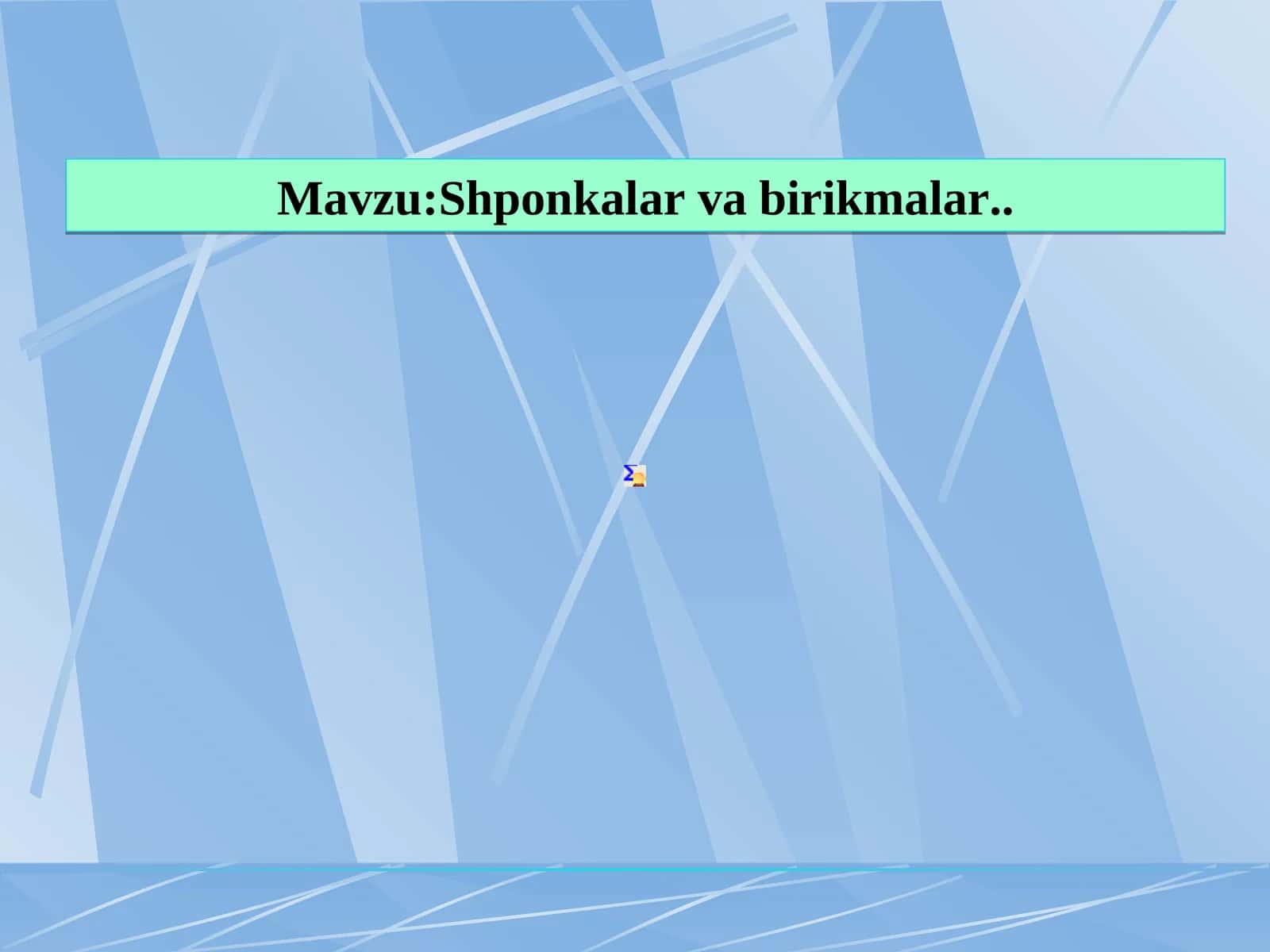 Shponkalar va birikmalar
