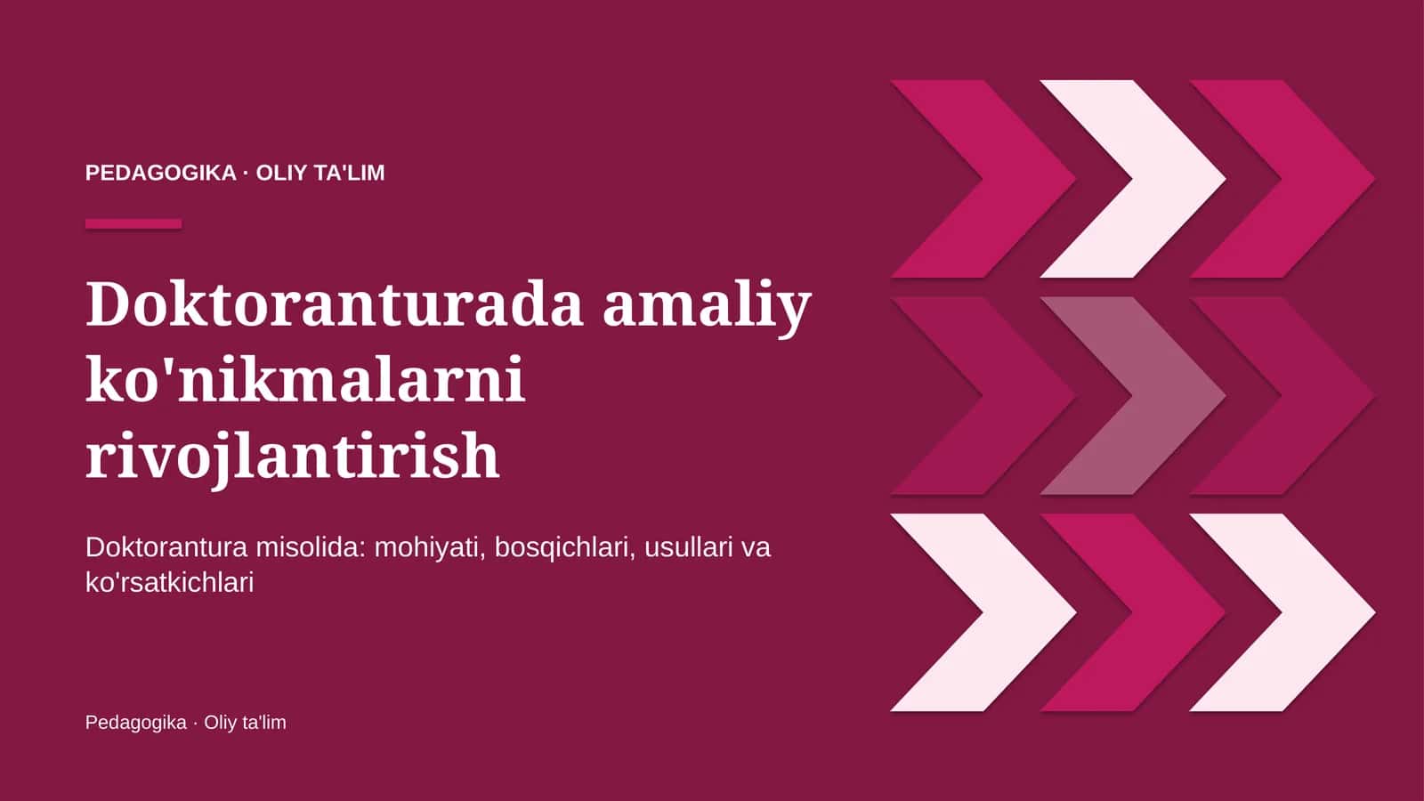 doktoranturada amaliy ko'nikmalarni rivojlantirish 6199