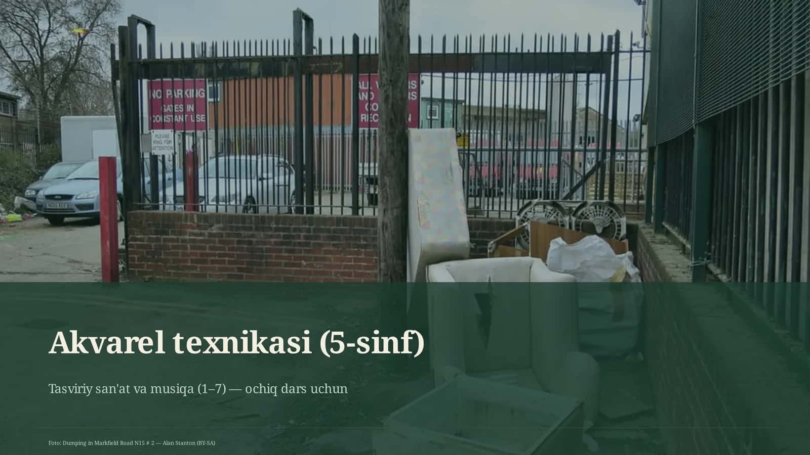 Akvarel texnikasi (5-sinf)