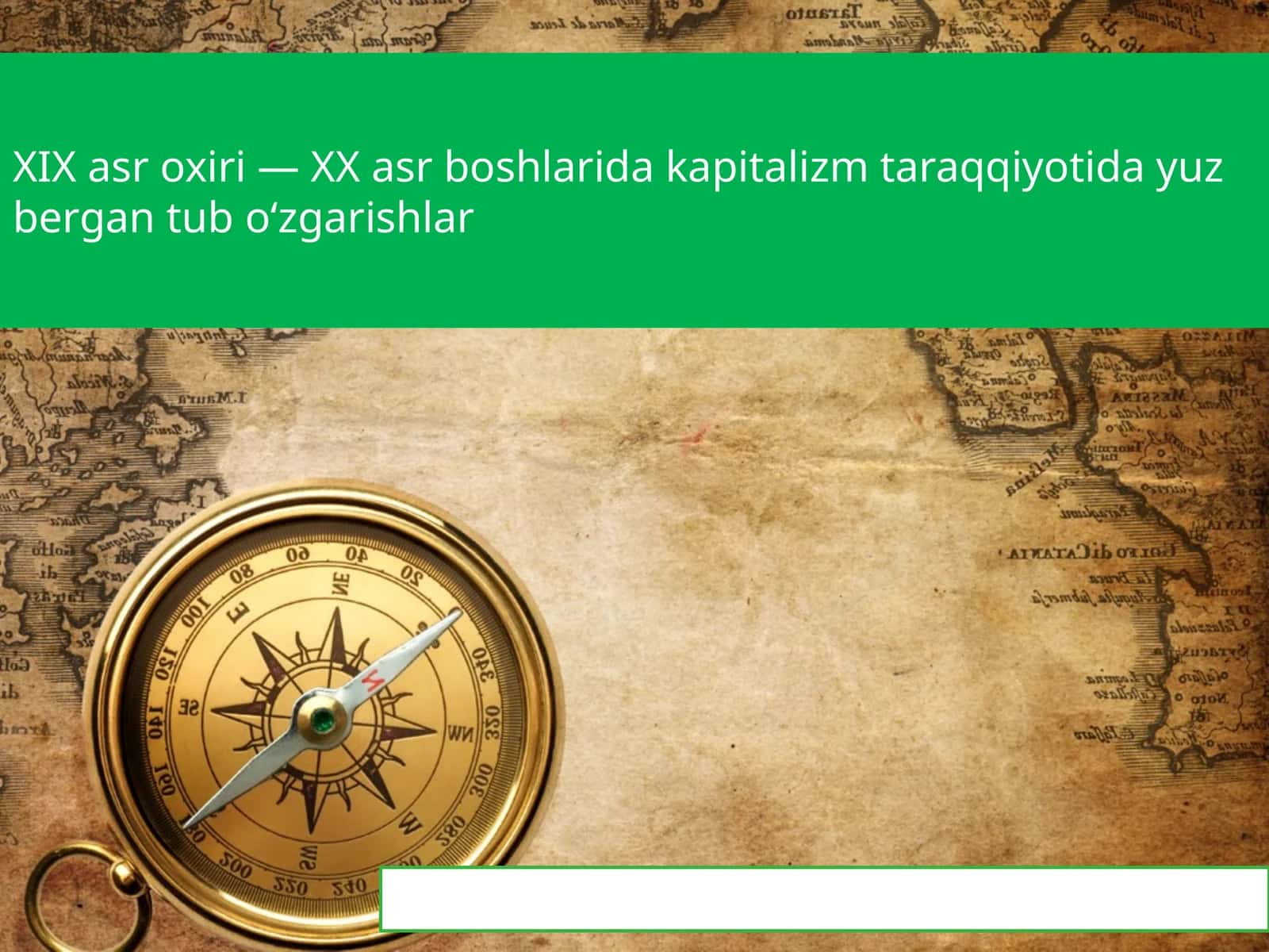 XIX asr oxiri ā XX asr boshlarida kapitalizmtaraqqiyotidayangibosqichāmonopolistikkapitalizmdebataluvchibosqichqarortopdi